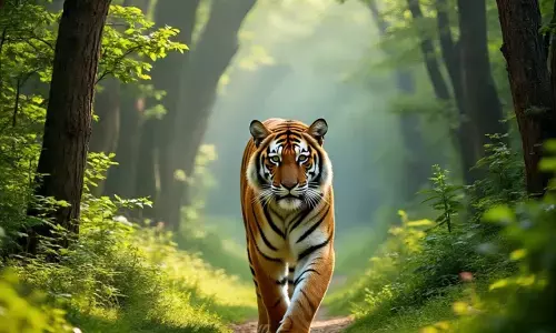 ಟೆರಿಟೊರಿ ಹುಡುಕಾಡುತ್ತಾ 450 ಕಿ.ಮೀ. ಸಂಚರಿಸಿದ ಹುಲಿ!