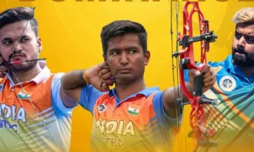 ವಿಶ್ವ ಬಿಲ್ಗಾರಿಕೆ ಚಾಂಪಿಯನ್ಶಿಪ್ಸ್ | ಕಾಂಪೌಂಡ್ ಪುರುಷರ ತಂಡ ವಿಭಾಗದಲ್ಲಿ ಭಾರತಕ್ಕೆ ಚಿನ್ನ