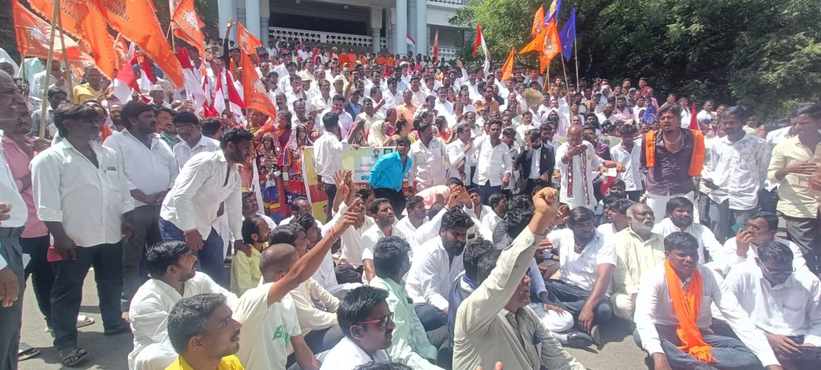 ಕಲಬುರಗಿ | ಒಳಮೀಸಲಾತಿ ಜಾರಿಗೆ ವಿರೋಧಿಸಿ ವಿವಿಧ ಸಮುದಾಯಗಳಿಂದ ಪ್ರತಿಭಟನೆ