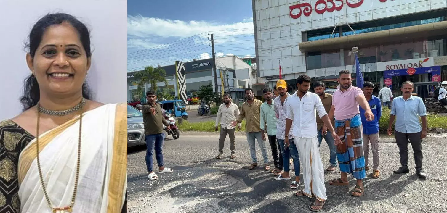 ಕೂಳೂರು | ರಸ್ತೆ ಗುಂಡಿ ಕಾರಣ ಅಪಘಾತ: ಲಾರಿಯಡಿಗೆ ಸಿಲುಕಿ ಮಹಿಳೆ ಮೃತ್ಯು