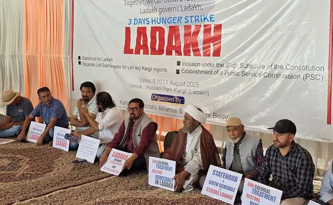 ಲಡಾಖ್‌ಗೆ ರಾಜ್ಯದ ಸ್ಥಾನಮಾನ ಆಗ್ರಹಿಸಿ ಮತ್ತೆ ಉಪವಾಸ ಮುಷ್ಕರ; ಸೋನಮ್ ವಾಗ್ಚುಕ್, ಲೇಹ್ ಅಪೆಕ್ಸ್ ಬಾಡಿ ನಿರ್ಧಾರ