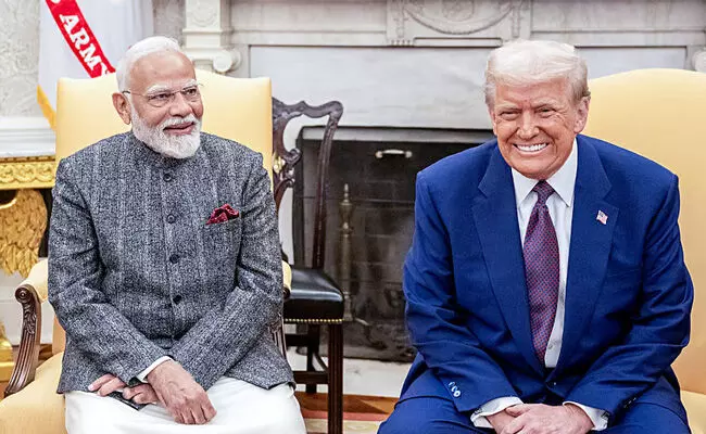 ಭಾರತ-ಅಮೆರಿಕ ಸಹಜ ಪಾಲುದಾರರು: ಟ್ರಂಪ್ ಜೊತೆ ಮಾತುಕತೆಗೆ ಮೋದಿ ಹಂಬಲ