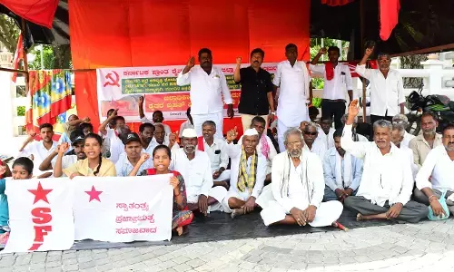 ಕಲಬುರಗಿ | ಕೆಪಿಆರ್‌ಎಸ್ ಹೋರಾಟಕ್ಕೆ ಎಸ್‍ಎಫ್‍ಐ ಸಂಘಟನೆ ಬೆಂಬಲ