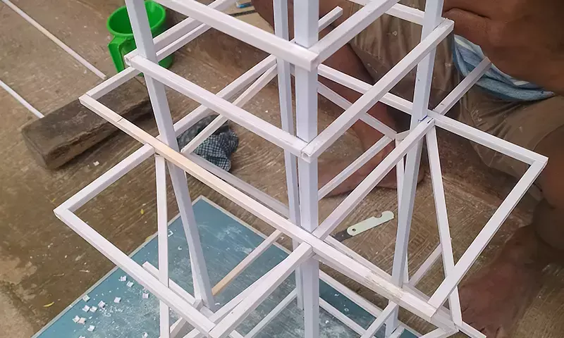 ಪರ್ಕಳ: ಸಾಂಪ್ರದಾಯಿತ ಗೂಡುದೀಪ ತಯಾರಿ ತರಬೇತಿ