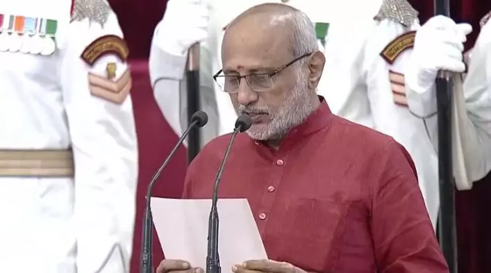 ಭಾರತದ 15ನೇ  ಉಪರಾಷ್ಟ್ರಪತಿಯಾಗಿ ಸಿಪಿ ರಾಧಾಕೃಷ್ಣನ್‌ ಪ್ರಮಾಣ ವಚನ ಸ್ವೀಕಾರ