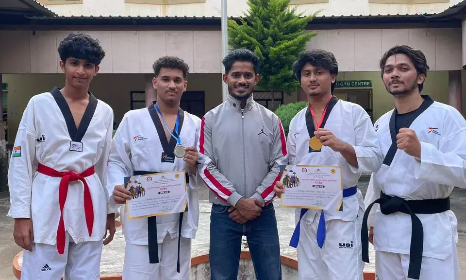 ಟೈಕ್ವಾಂಡೋ ಚಾಂಪಿಯನ್ ಶಿಪ್: ದ.ಕ.ಜಿಲ್ಲೆಗೆ ಎರಡು ಪದಕ