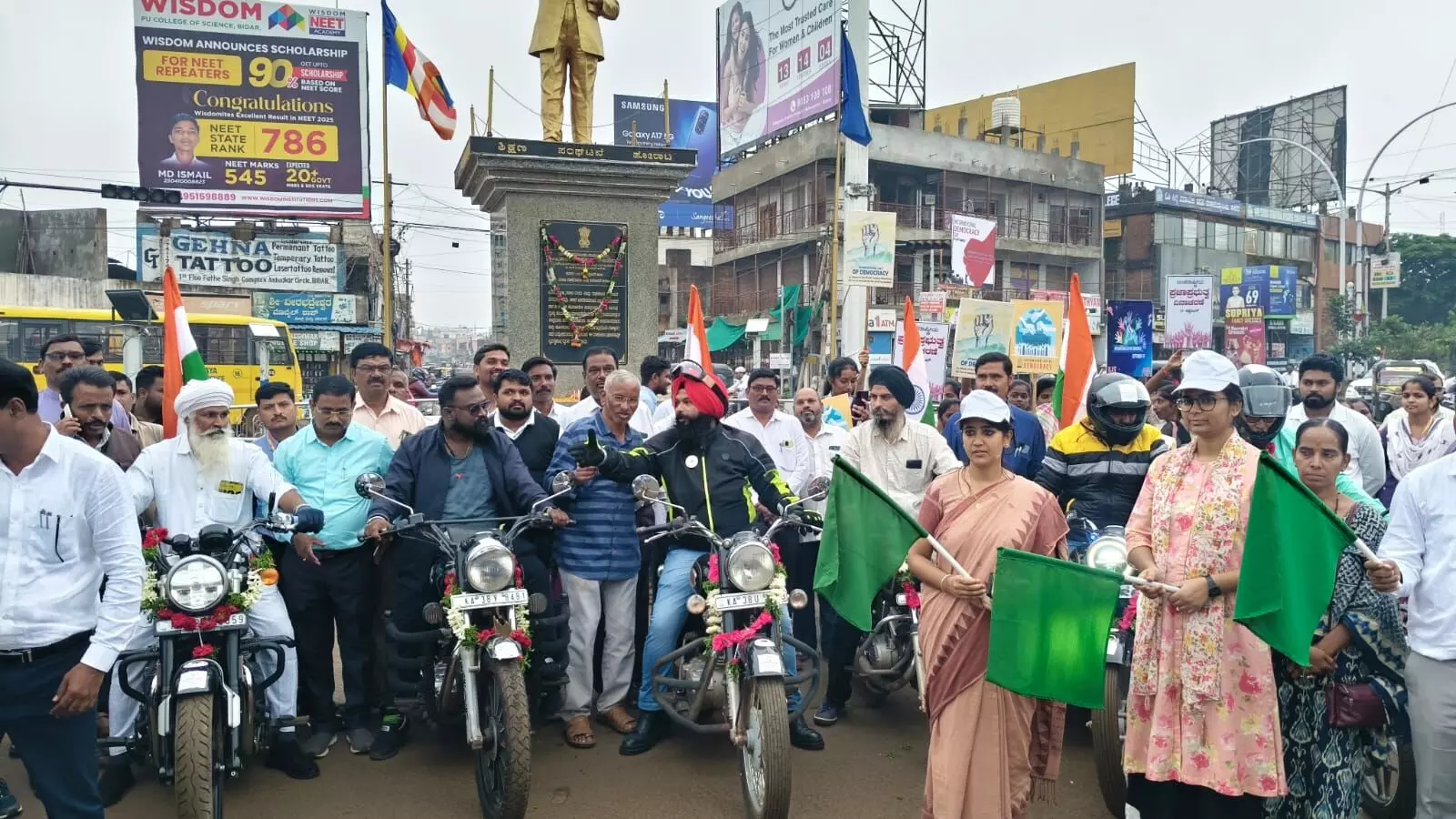 ಬೀದರ್ | ಪ್ರಜಾಪ್ರಭುತ್ವ ದಿನಾಚರಣೆಯ ಅಂಗವಾಗಿ ಡಿಸಿ ಶಿಲ್ಪಾ ಶರ್ಮಾರಿಂದ ಬೈಕ್ ರ‍್ಯಾಲಿಗೆ ಚಾಲನೆ