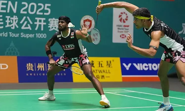ಹಾಂಕಾಂಗ್ ಓಪನ್ ಸೂಪರ್ 500 ಬ್ಯಾಡ್ಮಿಂಟನ್ ಪಂದ್ಯಾವಳಿ : ಸಾತ್ವಿಕ್-ಚಿರಾಗ್ ಜೋಡಿ ಫೈನಲ್‌ಗೆ