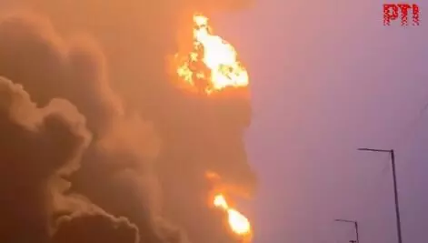 ಗುಜರಾತ್ | ಕಾರ್ಖಾನೆಯೊಂದರಲ್ಲಿ ಭಾರಿ ಅಗ್ನಿ ಅವಘಡ