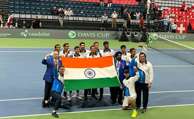 ಡೇವಿಸ್ ಕಪ್: ಸ್ವಿಟ್ಸರ್‌ ಲ್ಯಾಂಡ್ ವಿರುದ್ಧ ಭಾರತಕ್ಕೆ ಜಯ
