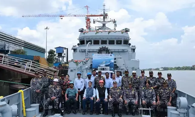 ನೌಕಾಪಡೆಗೆ ಸ್ವದೇಶಿ ನಿರ್ಮಿತ ಜಲಾಂತರ್ಗಾಮಿ ನಿರೋಧಕ ಹಡಗು ‘ಆಂದ್ರೋತ್ ’ಸೇರ್ಪಡೆ