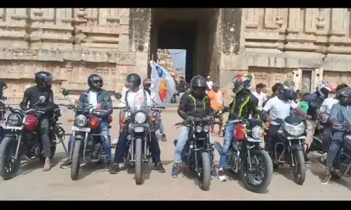 ಹಂಪಿಯಿಂದ ಬೆಂಗಳೂರಿಗೆ ಬೈಕ್ ರ‍್ಯಾಲಿ