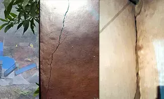 ಬಂಟ್ವಾಳ| ಅಳಿಕೆ ಗ್ರಾಮದ ಬರೆಂಗೋಡಿಯಲ್ಲಿ ಕಲ್ಲಿನ ಗಣಿಗಾರಿಕೆಯಿಂದ ಹಲವು ಮನೆಗಳ ಗೋಡೆ ಬಿರುಕು