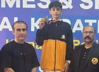 ರಾಷ್ಟ್ರೀಯ ಕರಾಟೆ ಟೂರ್ನಿಯಲ್ಲಿ ನ್ಯೂ ಶಮ್ಸ್ ಶಾಲಾ ವಿದ್ಯಾರ್ಥಿ ಫಲಾಹ್ ಗೆ ಚಿನ್ನದ ಪದಕ