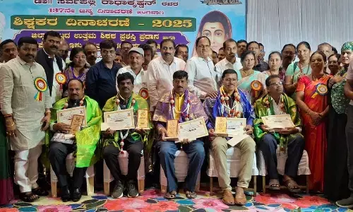 ಮಕ್ಕಳ ಭವಿಷ್ಯ ಶಿಕ್ಷಕರ ಕೈಯಲ್ಲಿದೆ: ಶಾಸಕ ಹೆಚ್.ಆರ್.ಗವಿಯಪ್ಪ