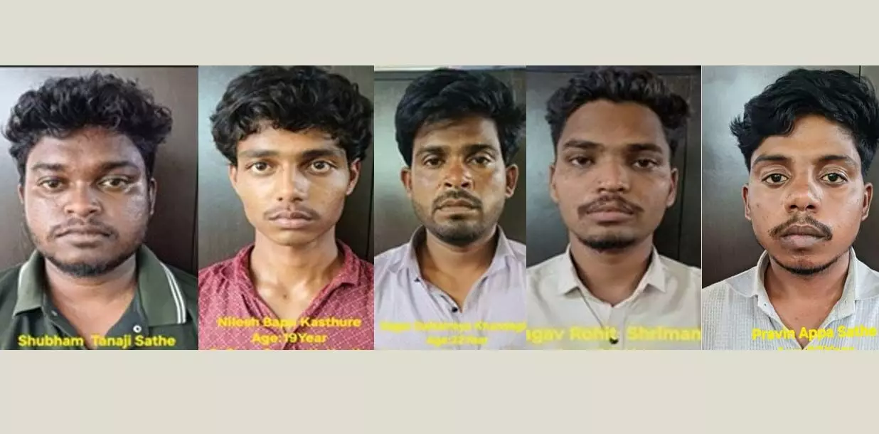 ಉಡುಪಿ ಜುವ್ಯೆಲ್ಲರಿ ವರ್ಕ್‌ಶಾಪ್ ಕಳ್ಳತನ ಪ್ರಕರಣ: ಐವರು ಆರೋಪಿಗಳ ಬಂಧನ