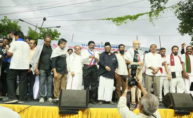 ಫೆಲೆಸ್ತೀನ್ ಗೆ ಬೆಂಬಲ ಸೂಚಿಸಿ ಚೆನ್ನೈ ಸಮಾವೇಶದಲ್ಲಿ ನೆರೆದ ಸಾವಿರಾರು ಮಂದಿ: ಗಾಝಾ ಪರವಾಗಿ ಮಾತನಾಡುವುದನ್ನು ಮುಂದುವರಿಸುತ್ತೇವೆ ಎಂದು ಘೋಷಣೆ