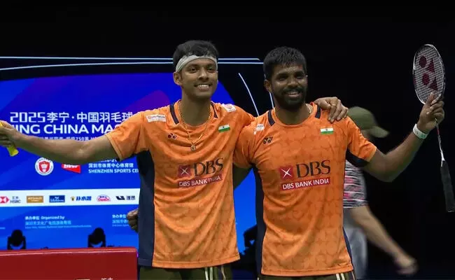 ಚೀನಾ ಮಾಸ್ಟರ್ಸ್ : ಸಾತ್ವಿಕ್-ಚಿರಾಗ್ ಜೋಡಿ ಫೈನಲ್‌ಗೆ