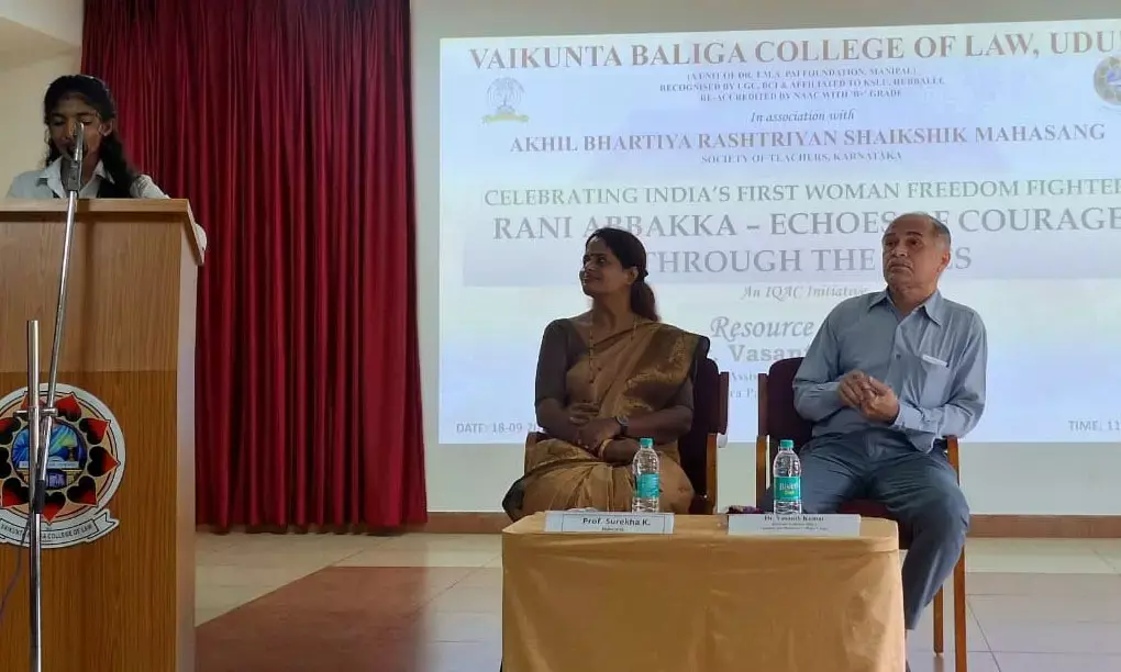 ಅಬ್ಬಕ್ಕಳ ಧೈರ್ಯ, ಸಾಹಸ ಆದರ್ಶವಾಗಬೇಕು: ವಸಂತ್ ಕುಮಾರ್