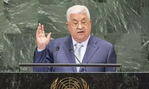 ವಿಶ್ವಸಂಸ್ಥೆಯ ವಿಶೇಷ ಅಧಿವೇಶನದಲ್ಲಿ ಫೆಲೆಸ್ತೀನ್ ಅಧ್ಯಕ್ಷರ ವೀಡಿಯೊ ಭಾಷಣಕ್ಕೆ ಅನುಮತಿ ನಿರ್ಣಯ ಬೆಂಬಲಿಸಿದ ಭಾರತ