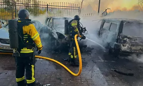 ಉಕ್ರೇನ್ ಮೇಲೆ ರಶ್ಯದಿಂದ ವೈಮಾನಿಕ ದಾಳಿ : ಮೂವರು ಮೃತ್ಯು