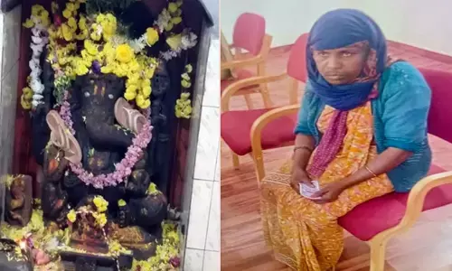 ಬೇಲೂರಿನಲ್ಲಿ ವಿಗ್ರಹದ ಮೇಲೆ ಚಪ್ಪಲಿ ಇಟ್ಟ ಪ್ರಕರಣ | ಆರೋಪಿ ಲೀಲಮ್ಮ ಬಂಧನ