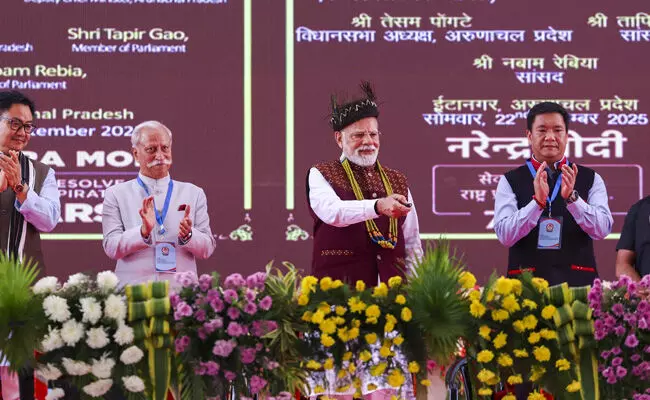 ಅರುಣಾಚಲ ಪ್ರದೇಶ | ಪ್ರಧಾನಿಯಿಂದ 5,125 ಕೋಟಿ ರೂ. ವೆಚ್ಚದ ಮೂಲಸೌಕರ್ಯ ಯೋಜನೆಗಳಿಗೆ ಚಾಲನೆ