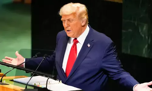 ಭಾರತ-ಪಾಕಿಸ್ತಾನ ಯುದ್ಧ ಸೇರಿದಂತೆ ನಾನು ಏಳು ಯುದ್ಧಗಳನ್ನು ನಿಲ್ಲಿಸಿದ್ದೇನೆ: ವಿಶ್ವ ಸಂಸ್ಥೆಯಲ್ಲಿ ಡೊನಾಲ್ಡ್ ಟ್ರಂಪ್ ಪುನರುಚ್ಚಾರ