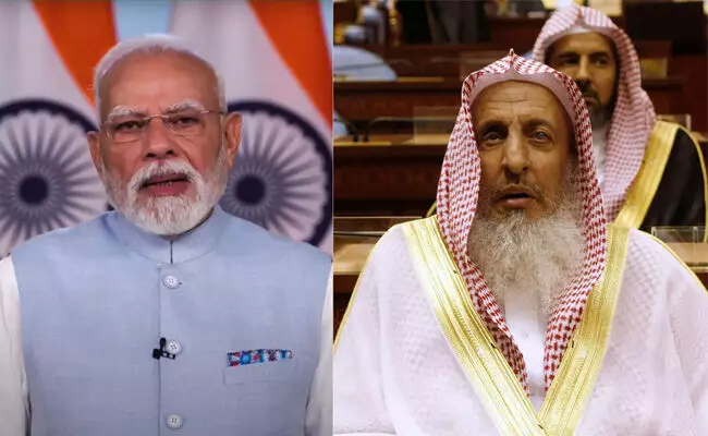 ಸೌದಿ ಅರೆಬಿಯಾದ ಗ್ರ್ಯಾಂಡ್ ಮುಫ್ತಿ ನಿಧನಕ್ಕೆ ಪ್ರಧಾನಿ ಮೋದಿ ಸಂತಾಪ ಸೌದಿ ಅರೆಬಿಯಾದ ಗ್ರ್ಯಾಂಡ್ ಮುಫ್ತಿ ನಿಧನಕ್ಕೆ ಪ್ರಧಾನಿ ಮೋದಿ ಸಂತಾಪ