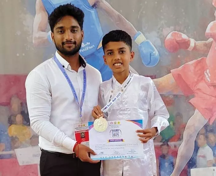 ದಸರಾ ಸಿಎಂ ಕಪ್-ರಾಜ್ಯಮಟ್ಟದ ಸ್ಪರ್ಧೆ: ಮಂಗಳೂರಿನ ಹರ್ಷಲ್ಗೆ ಬೆಳ್ಳಿಯ ಪದಕ ದಸರಾ ಸಿಎಂ ಕಪ್-ರಾಜ್ಯಮಟ್ಟದ ಸ್ಪರ್ಧೆ: ಮಂಗಳೂರಿನ ಹರ್ಷಲ್ಗೆ ಬೆಳ್ಳಿಯ ಪದಕ