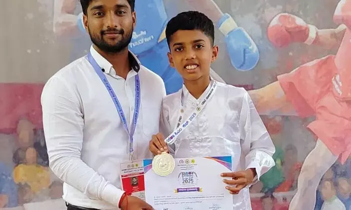 ದಸರಾ ಸಿಎಂ ಕಪ್-ರಾಜ್ಯಮಟ್ಟದ ಸ್ಪರ್ಧೆ: ಮಂಗಳೂರಿನ ಹರ್ಷಲ್‌ಗೆ ಬೆಳ್ಳಿಯ ಪದಕ