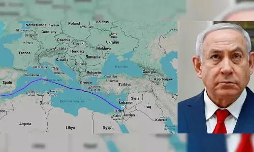 ಐಸಿಸಿ ಬಂಧನ ವಾರಂಟ್ ಹಿನ್ನೆಲೆ : ಬಳಸು ದಾರಿ ಮೂಲಕ ನ್ಯೂಯಾರ್ಕ್‌ಗೆ ತೆರಳಿದ ಇಸ್ರೇಲ್ ಪ್ರಧಾನಿ ನೆತನ್ಯಾಹು