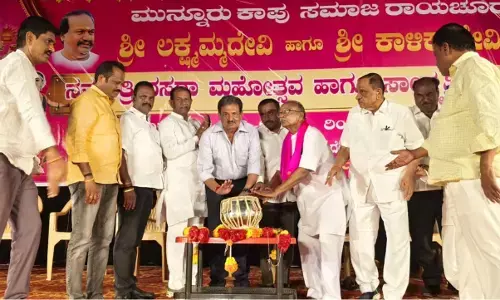 ರಾಯಚೂರು | ಮುನ್ನೂರುಕಾಪು ಸಮಾಜದಿಂದ ದಸರಾ ನವರಾತ್ರೋತ್ಸವ ಸಾಂಸ್ಕೃತಿಕ ಕಾರ್ಯಕ್ರಮ