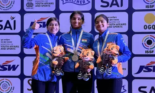 ಐಎಸ್ಎಸ್ಎಫ್ ಜೂನಿಯರ್ ವಿಶ್ವಕಪ್ : ಮಹಿಳೆಯರ 50ಮೀ. ರೈಫಲ್ ಪ್ರೋನ್‌ ಸ್ಪರ್ಧೆಯಲ್ಲಿ ಕ್ಲೀನ್‌ಸ್ವೀಪ್‌ ಸಾಧಿಸಿದ ಭಾರತ