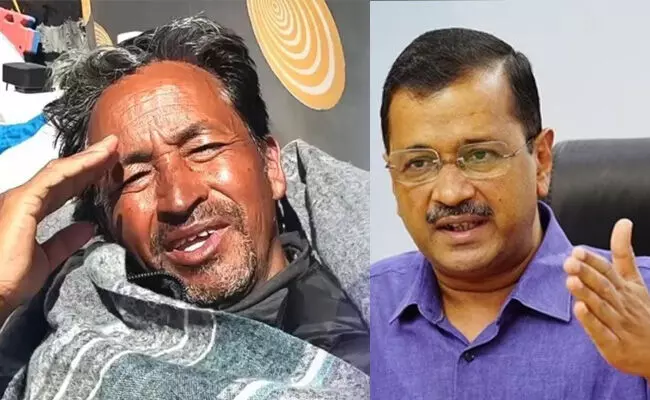 ದೇಶದ ಪ್ರಗತಿ ಬಗ್ಗೆ ಯೋಚಿಸಿದ ವ್ಯಕ್ತಿಗೆ ಮೋದಿ ಸರಕಾರದಿಂದ ಕಿರುಕುಳ : ವಾಂಗ್ಚುಕ್ ಬಂಧನದ ಬಗ್ಗೆ ಕೇಜ್ರಿವಾಲ್ ಪ್ರತಿಕ್ರಿಯೆ