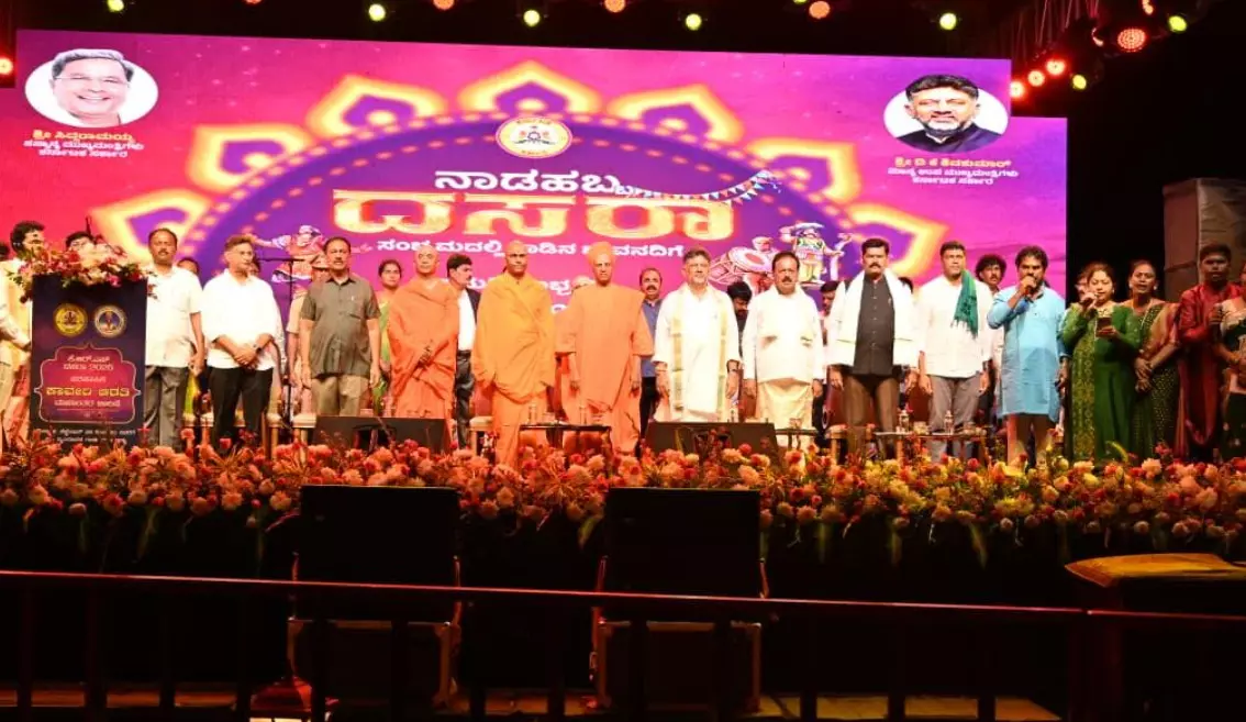 ತಡೆಯಾಜ್ಞೆ ನಡುವೆಯೂ ಕೆಆರ್‌ಎಸ್‍ನಲ್ಲಿ ʼಕಾವೇರಿ ಆರತಿʼ