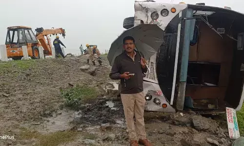 ರಾಯಚೂರು | ಕೆಎಸ್ಸಾರ್ಟಿಸಿ ಬಸ್ ಪಲ್ಟಿ: 15 ಪ್ರಯಾಣಿಕರಿಗೆ ಗಾಯ