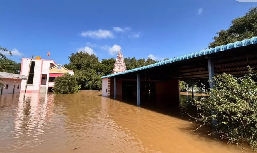 ವಿಜಯಪುರ | ಭೀಮಾ ತೀರದಲ್ಲಿ ಪ್ರವಾಹದಿಂದ ಹಲವು ಗ್ರಾಮಗಳು ಜಲಾವೃತ; ಆತಂಕದಲ್ಲಿ ಗ್ರಾಮಸ್ಥರು