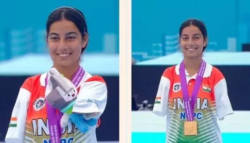 ವಿಶ್ವ ಆರ್ಚರಿ ಚಾಂಪಿಯನ್ಶಿಪ್ : ಕೈಗಳಿಲ್ಲದ 18ರ ವಯಸ್ಸಿನ ಶೀತಲ್ ದೇವಿ ವಿಶ್ವ ಚಾಂಪಿಯನ್ ವಿಶ್ವ ಆರ್ಚರಿ ಚಾಂಪಿಯನ್ಶಿಪ್ : ಕೈಗಳಿಲ್ಲದ 18ರ ವಯಸ್ಸಿನ ಶೀತಲ್ ದೇವಿ ವಿಶ್ವ ಚಾಂಪಿಯನ್