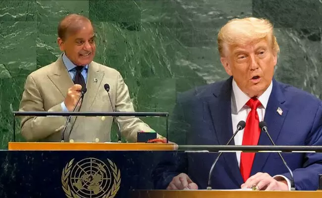 ಭಾರತ-ಪಾಕ್ ಕದನ ವಿರಾಮಕ್ಕೆ ಅಮೆರಿಕ ಮಧ್ಯಸ್ಥಿಕೆ : ಟ್ರಂಪ್ ಹೇಳಿಕೆಯನ್ನು ಸಮರ್ಥಿಸಿದ ಪಾಕ್ ಪ್ರಧಾನಿ ಶಹಬಾಝ್ ಶರೀಫ್