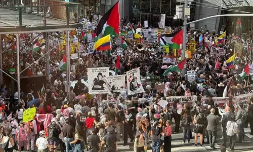 ಗಾಝಾ ನರಮೇಧ | ನ್ಯೂಯಾರ್ಕ್‌ನಲ್ಲಿ ಪ್ರತಿಭಟನೆ ಎದುರಿಸಿದ ಇಸ್ರೇಲ್ ಪ್ರಧಾನಿ ನೆತನ್ಯಾಹು