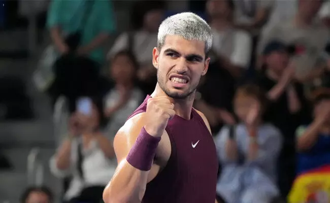 ಜಪಾನ್ ಓಪನ್ ಟೆನಿಸ್ ಟೂರ್ನಿ | ಅಲ್ಕರಾಝ್ ಸೆಮಿ ಫೈನಲ್‌ಗೆ, ರೂನ್‌ಗೆ ಸೋಲು