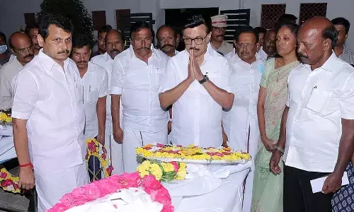 ವಿಜಯ್ ರ‍್ಯಾಲಿಯಲ್ಲಿ ಕಾಲ್ತುಳಿತ | ಯಾವುದೇ ರಾಜಕೀಯ ಹೇಳಿಕೆ ನೀಡುವುದಿಲ್ಲ : ತಮಿಳುನಾಡು ಸಿಎಂ ಎಂ.ಕೆ. ಸ್ಟಾಲಿನ್