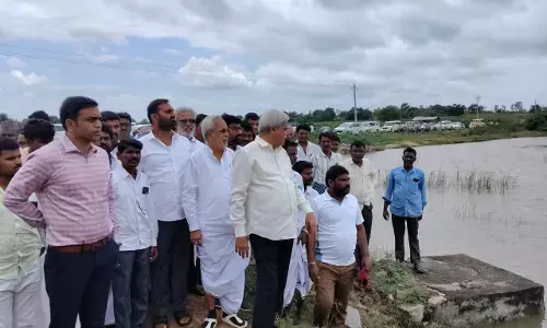 ಯಾದಗಿರಿ: ಪ್ರವಾಹ ಪೀಡಿತ ಪ್ರದೇಶಕ್ಕೆ ಸಚಿವ ಶರಣಬಸಪ್ಪ ದರ್ಶನಾಪುರ ಭೇಟಿ, ಪರಿಶೀಲನೆ