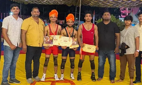 ಉಚ್ಚಿಲ ದಸರಾ| ದ.ಕ. ಮೊಗವೀರ ಮಹಾಜನ ಸಂಘದ ವತಿಯಿಂದ ಕುಸ್ತಿ ಪಂದ್ಯಾಟ: ಬದ್ರಿಯಾ ಹೆಲ್ತ್ ಲೀಗ್ ಸುರತ್ಕಲ್ ತಂಡಕ್ಕೆ ಪ್ರಶಸ್ತಿ