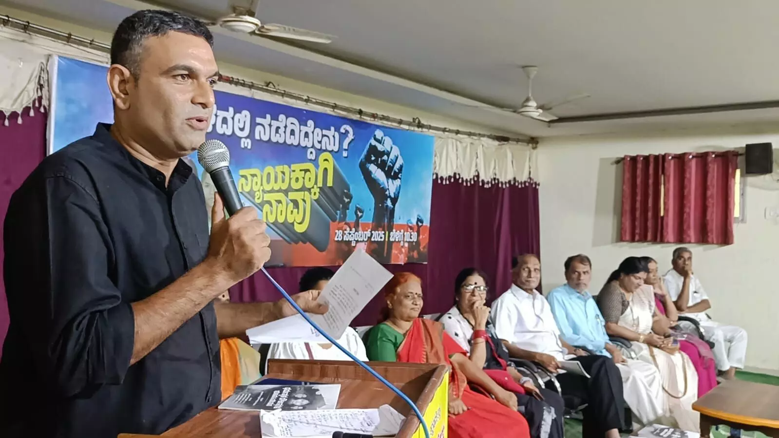 ಧರ್ಮಸ್ಥಳ ಅಸಹಜ ಸಾವುಗಳ ಪ್ರಕರಣದ ಮುಖ್ಯ ಆರೋಪಿಗಳ ವಿರುದ್ಧ ಯಾಕೆ ವಿಚಾರಣೆ ಇಲ್ಲ: ನವೀನ್ ಸೂರಿಂಜೆ ಪ್ರಶ್ನೆ