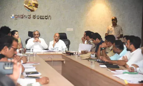 ಕಲಬುರಗಿ| ಮುಖ್ಯಮಂತ್ರಿ ಆಗಮನ ಹಿನ್ನೆಲೆ ಸಚಿವದ್ವಯರ ಅಧ್ಯಕ್ಷತೆಯಲ್ಲಿ ಪೂರ್ವಭಾವಿ ಸಭೆ