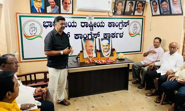 ಬ್ಲಾಕ್ ಕಾಂಗ್ರೆಸ್ ವತಿಯಿಂದ ಮಹಾತ್ಮಾ ಗಾಂಧೀಜಿ ಹಾಗೂ ಶಾಸ್ತ್ರಿ ಜಯಂತಿ ಆಚರಣೆ
