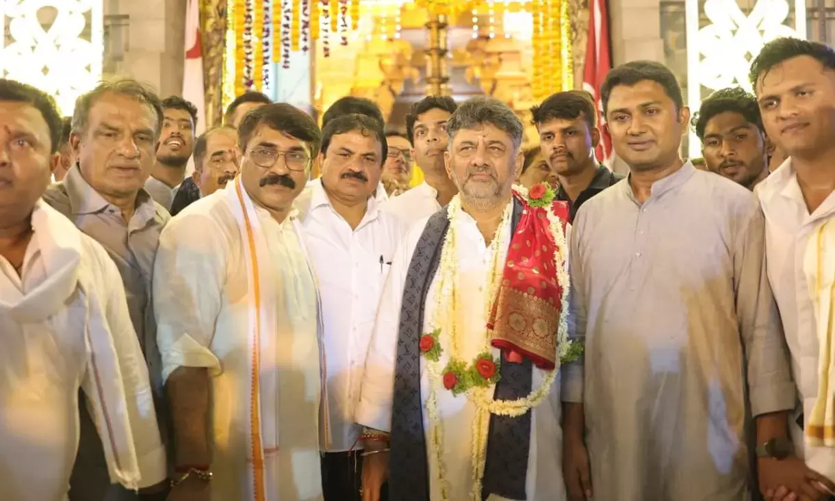 ಕುದ್ರೋಳಿ ಶ್ರೀ ಗೋಕರ್ಣನಾಥ ಕ್ಷೇತ್ರಕ್ಕೆ ಉಪಮುಖ್ಯಮಂತ್ರಿ ಡಿಕೆಶಿ ಭೇಟಿ