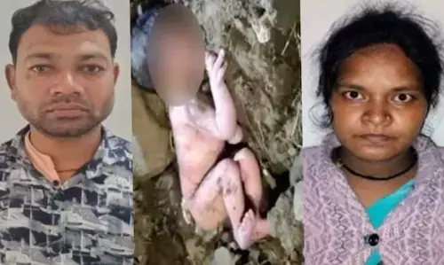 ನಾಲ್ಕನೆಯ ಮಗುವನ್ನು ಬಂಡೆಗಳ ಮಧ್ಯೆ ಎಸೆದು ಬಂದ ದಂಪತಿ!